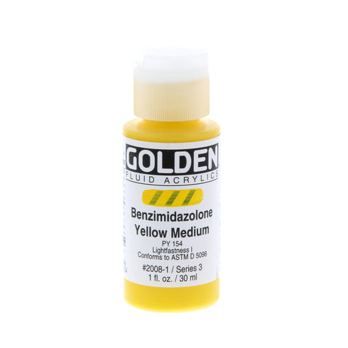 FLUID ACR BENZ YEL MED 1OZ